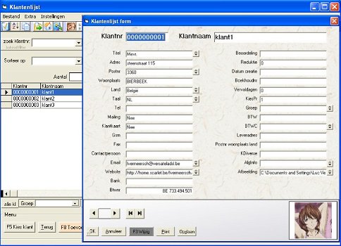 Facturatiesoftware voor drankencentrale - 2