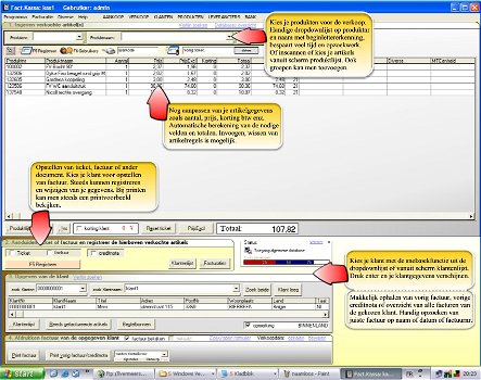 opgeven barcodes bij producten en klanten, barcodesoftware - 0