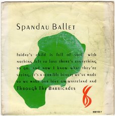 Spandau Ballet – Through The Barricades (1986)