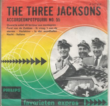 The Three Jacksons – Accordeon Potpourri No. 55 (1965) - 0