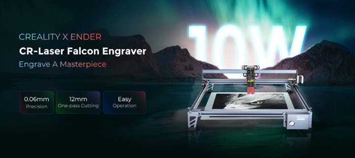 Creality CR-Laser Falcon 10W Laser Engraver - 2