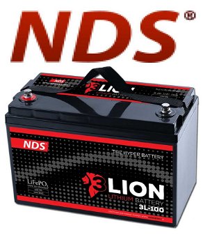 NDS 3LION Lithium Accu 12V-100Ah 3L-100 - 0