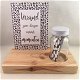 decoratie set houten standaard & quote kaart & flesje adv 1 - 4 - Thumbnail