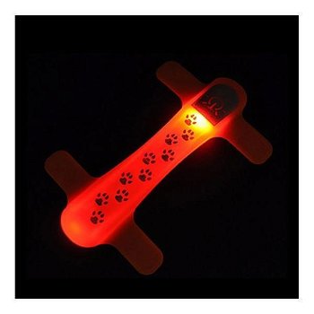 Rode LED verlichting voor om hondenhalsband - 2