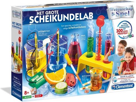 Clementoni - Wetenschap & spel - Het Grote Scheikundelab - 0