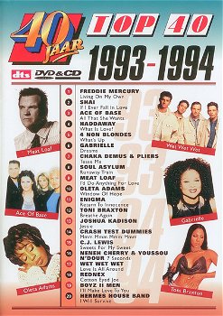 40 Jaar Top 40 – 1993 – 1994 (DVD & CD) - 0