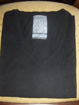Kingfield Oranje Polo+Bruin T Shirt Zara+T Shirt van Men+T Shirt Zara+Guy Laroche Trui. - 6