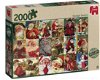 Jumbo Premium Collection Puzzel Vintage Santa's - Legpuzzel - 2000 stukjes - 0 - Thumbnail