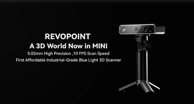 Revopoint MINI 3D Scanner Premium Edition, 0.02mm Precision, 0.05mm - 2