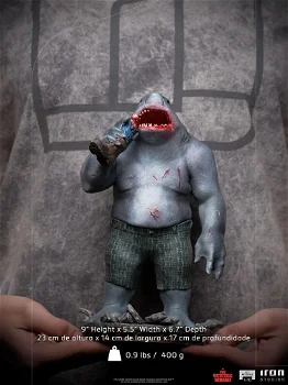 HOT DEAL Iron Studios The Suicide Squad King Shark Statue - 6