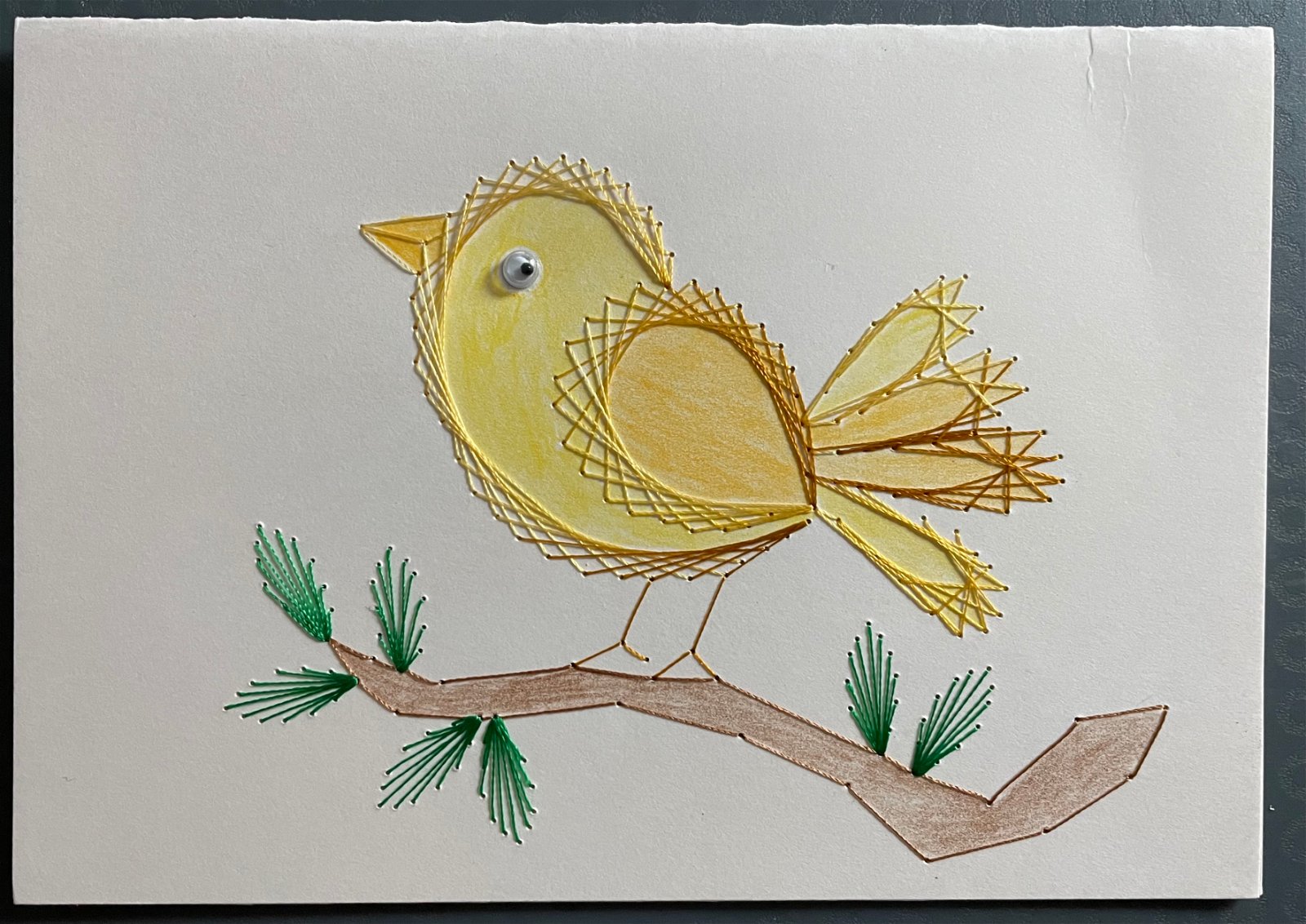 Dieren --- Vogel op een tak - nr. 1