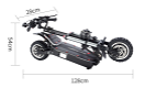 Halo Knight T107 Pro Electric Scooter 11'' Off-road Tire 3000W - 6 - Thumbnail