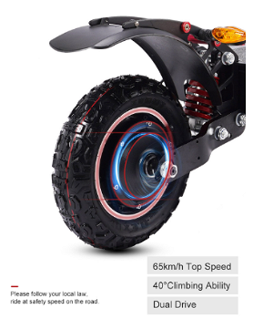 Halo Knight T104 Electric Scooter 10'' Off-road Tire 1000W - 2