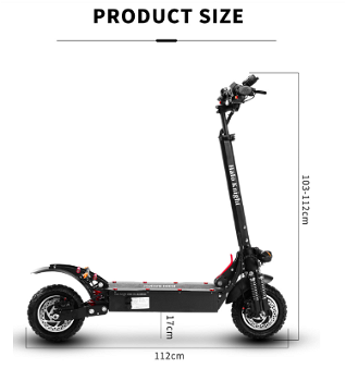Halo Knight T104 Electric Scooter 10'' Off-road Tire 1000W - 7