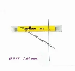 = Bergeon ruimers zonder heft = 12 stuks =41027