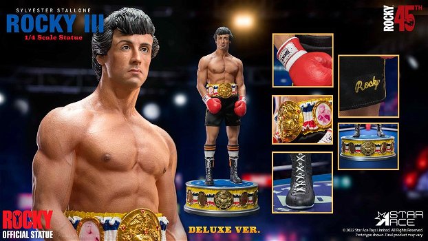 Star Ace Rocky III Statue Rocky Balboa Deluxe Version - 2