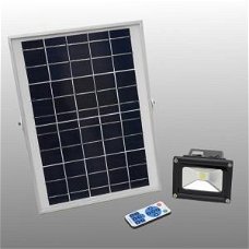 LED Solar buitenlamp 500 Lumen Li-ion incl afstandsbediening 