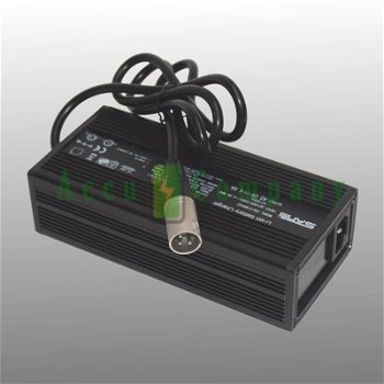 36 volt XLR neutrik plug Li-ion snellader - 0