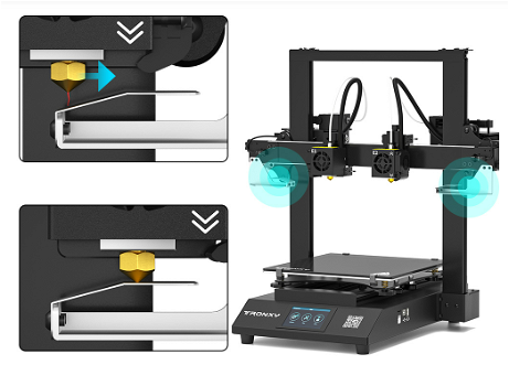 TRONXY Gemini XS Dual Extruder 3D Printer - 7