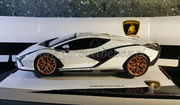 Lamborghini Sián FKP 37 wit 1:18 Bburago - 0