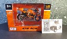 KTM RC16 Tech 3 #9 oranje 1:18 Maisto - 4 - Thumbnail