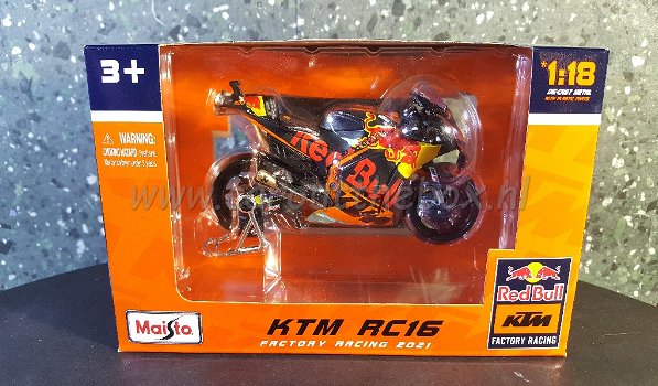 KTM RC16 #88 OLIVEIRA 1:18 Maisto - 3