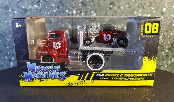 Ford COE 1950 + Ford1932 1:64 Maisto - 4