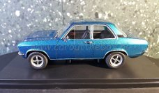 Opel Ascona A 1.9 SR blauw 1:24 Whitebox