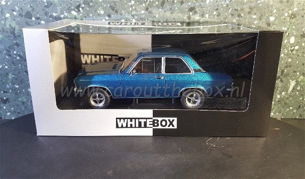 Opel Ascona A 1.9 SR blauw 1:24 Whitebox - 3