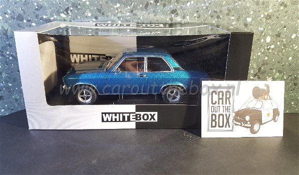 Opel Ascona A 1.9 SR blauw 1:24 Whitebox - 4