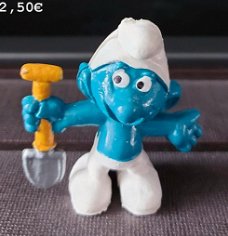 Smurf met schepje  