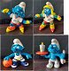 Vintage: 4 mc donalds smurfen uit 1997 - 0 - Thumbnail