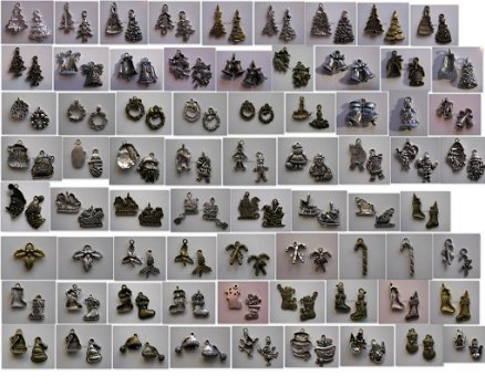 ruim 2500 verschillende soorten charms van tibetaans zilver - 2