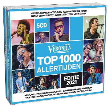 Veronica Top 1000 Allertijden - Editie 2021 (5 CD) Nieuw/Gesealed - 0