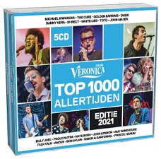 Veronica Top 1000 Allertijden - Editie 2021  (5 CD) Nieuw/Gesealed