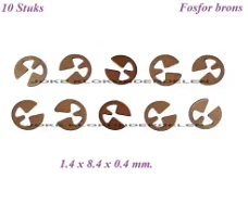 = 10 E. Clips = fosfor brons =38522