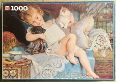 Jumbo  Collection Puzzel Émile Munier Speelkameraadjes – Legpuzzel – 1000 stukjes
