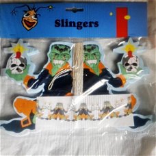 Partij halloween slingers 95 stuks