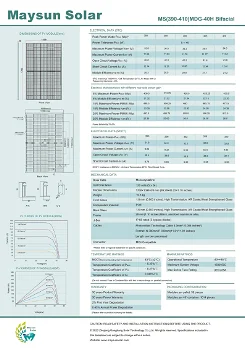 TwiSun 410W zwart bifaciaal zonnepanelen / fotovoltaïsche modules van Maysun - 2