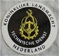 Sticker, Technische Dienst, Nummer 6, Koninklijke Landmacht, jaren'80.(Nr.1) - 0 - Thumbnail