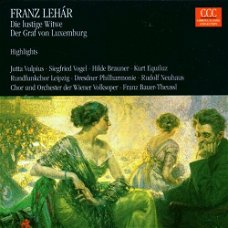 Jutta Vulpius  -  Franz Lehar  - Die Lustige Witwe/Der Graf Von Luxemburg  (CD) Nieuw