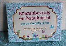 Invulkaarten Kraambezoek/Babyborrel