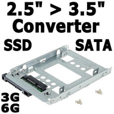 HP 2.5" > 3.5" Converter Bracket SATA SAS SSD Hot Swap Tray