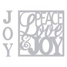 Sizzix - Card Front, Love & Joy - 1