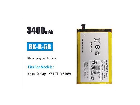 batería para celular Vivo Xplay X510T/X510W X510 BK-B-58 - 0