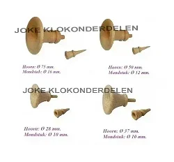 = Hoorn + mondstuk = koekoeksklok = 35069