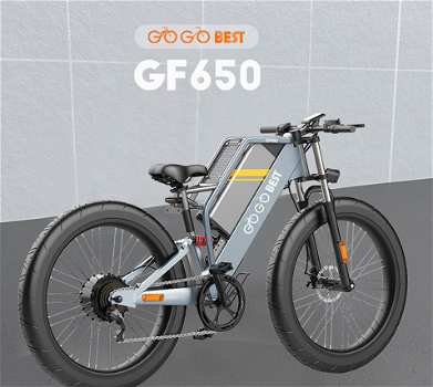 GOGOBEST GF650 Electric Bicycle 26*4.0'' Fat Tire 1000W - 3