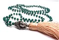 Prachtig lang collier met boeddhakopje van Zacasha - 0 - Thumbnail