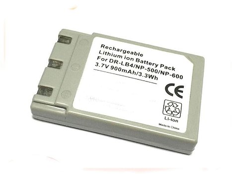 DR-LB4/NP-500/NP-600 batería de MINOLTA DiMAGE G400/G500/G530/G600/Digital Revio KD-510 - 0