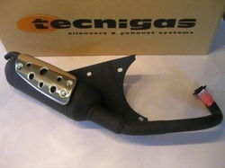 Uitlaat Tecnigas Kymco Super 9 Cobra Dink People Yup B&W